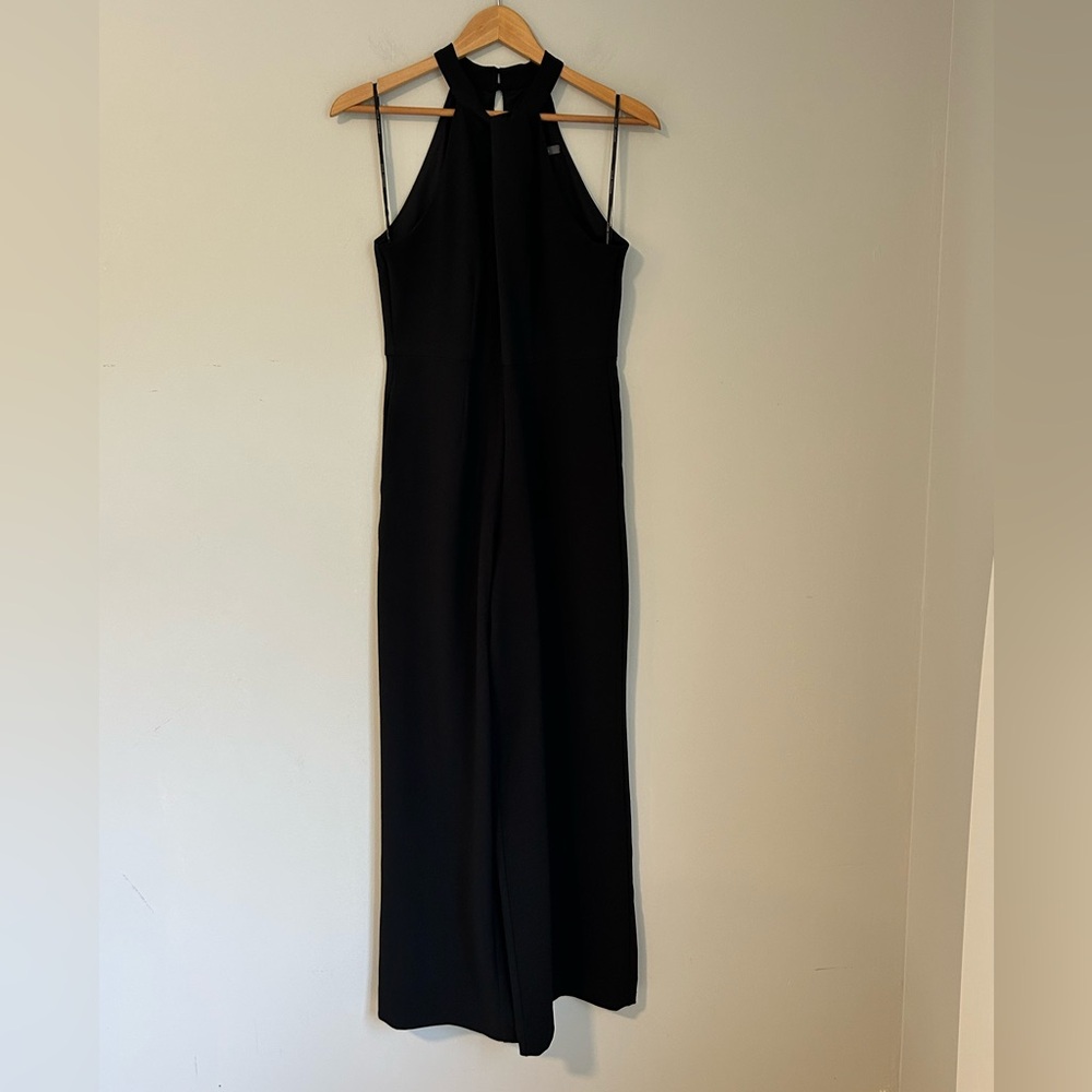 Julia Jordan Black Halter Wide-Leg Jumpsuit Women’s Size 4